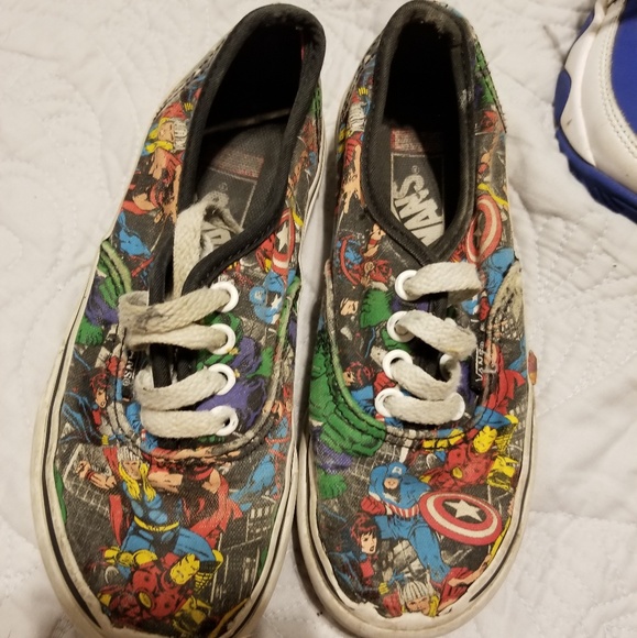 vans superhero shoes